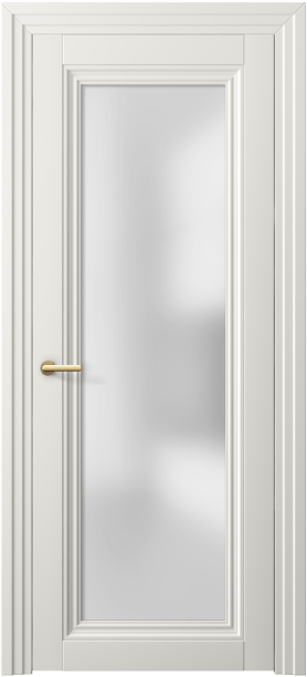 Дверь межкомнатная 2502 СТБЛ САТ. Цвет Софт-тач белоснежный. Материал Полипропилен. Коллекция Centro. Картинка.
